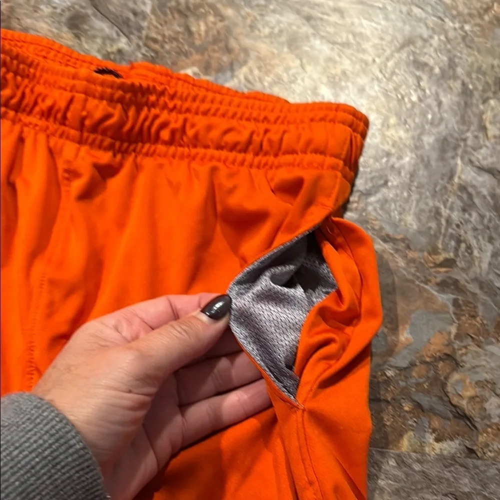 Under Armour Kids' Dual-Tone Blue and Orange Shorts - Picture 14 of 14